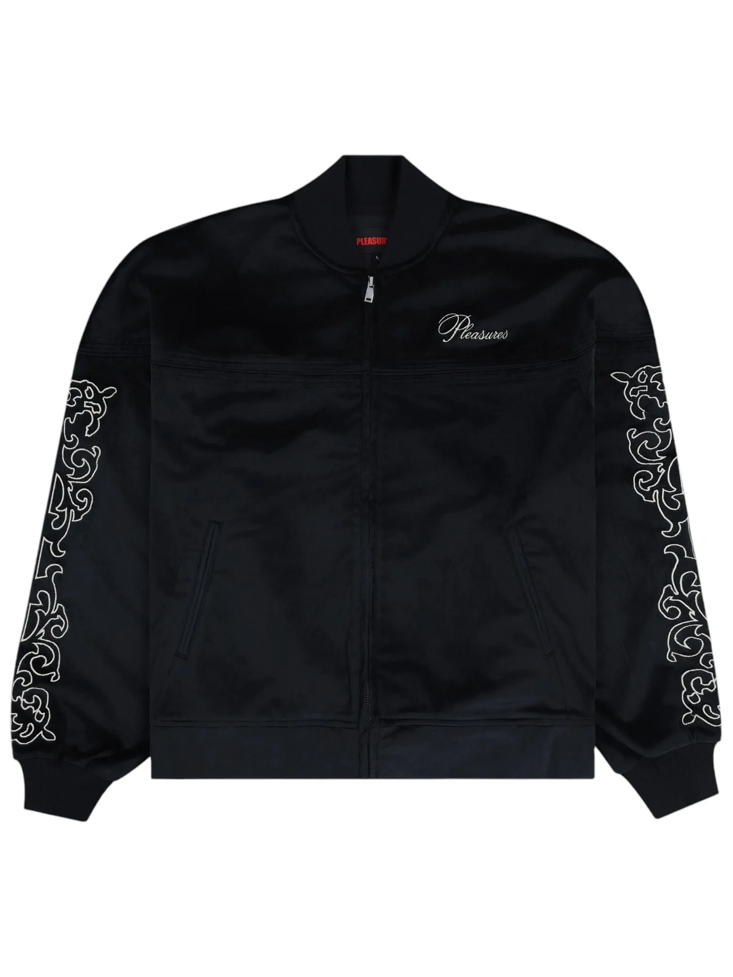 Pleasures Unquote Velour Jacket in Black