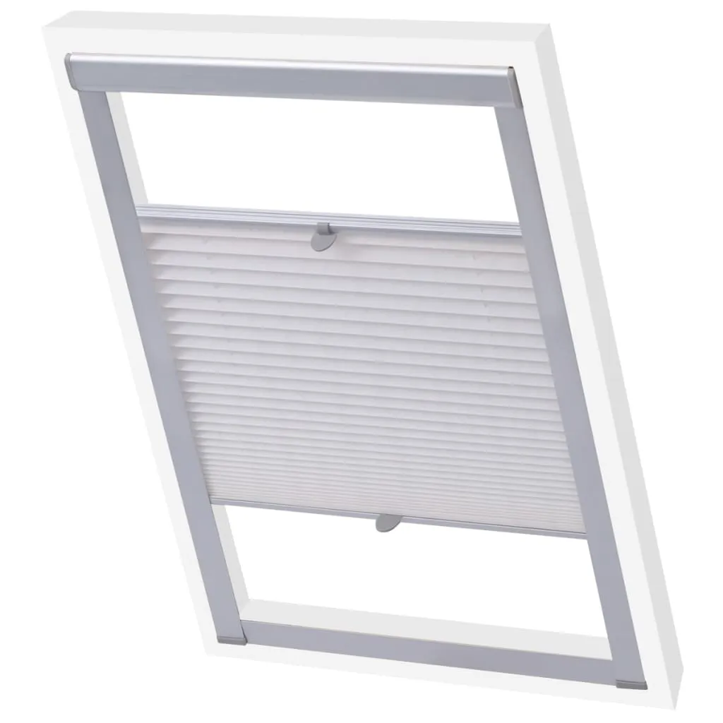 Pleated Blind White CK02