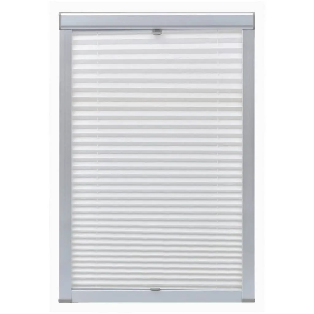 Pleated Blind White CK02