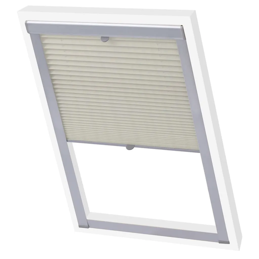 Pleated Blinds Cream C02