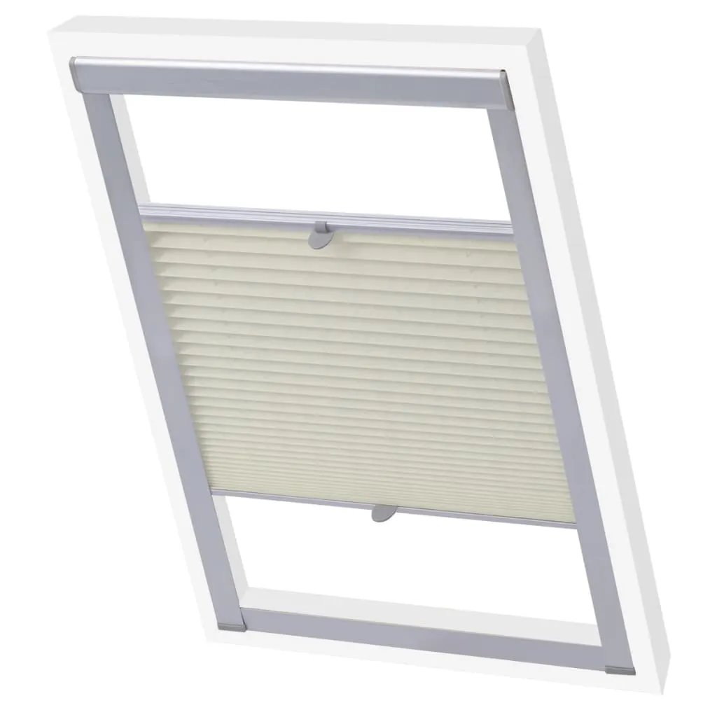 Pleated Blinds Cream C02