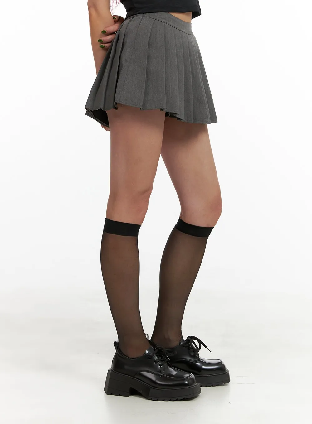 Pleated Mini Skirt CY429