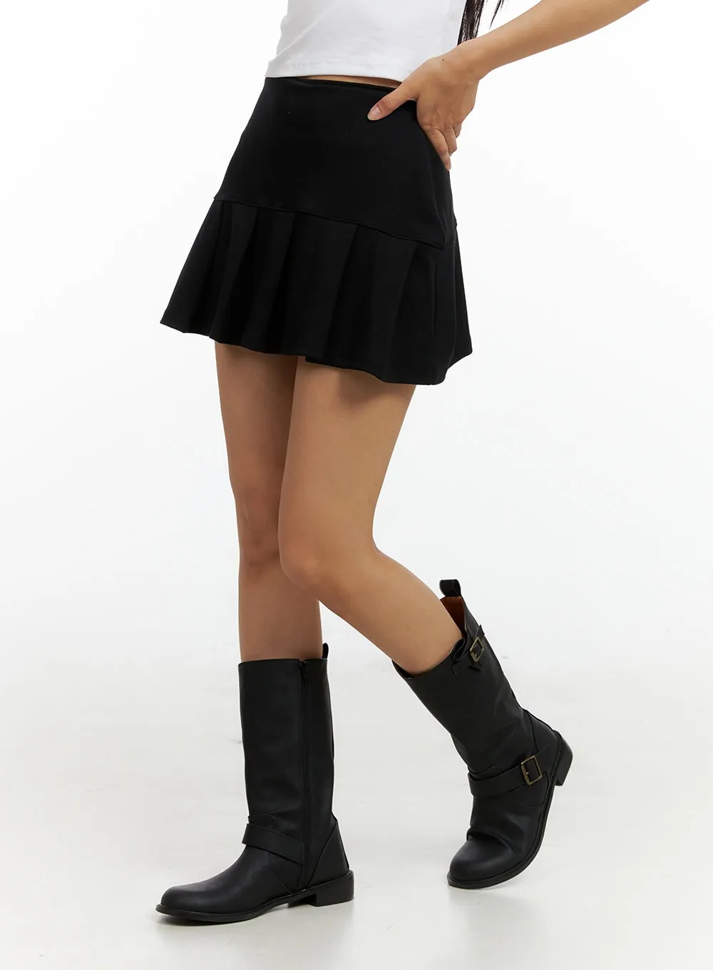 Pleated Mini Skirt IL419