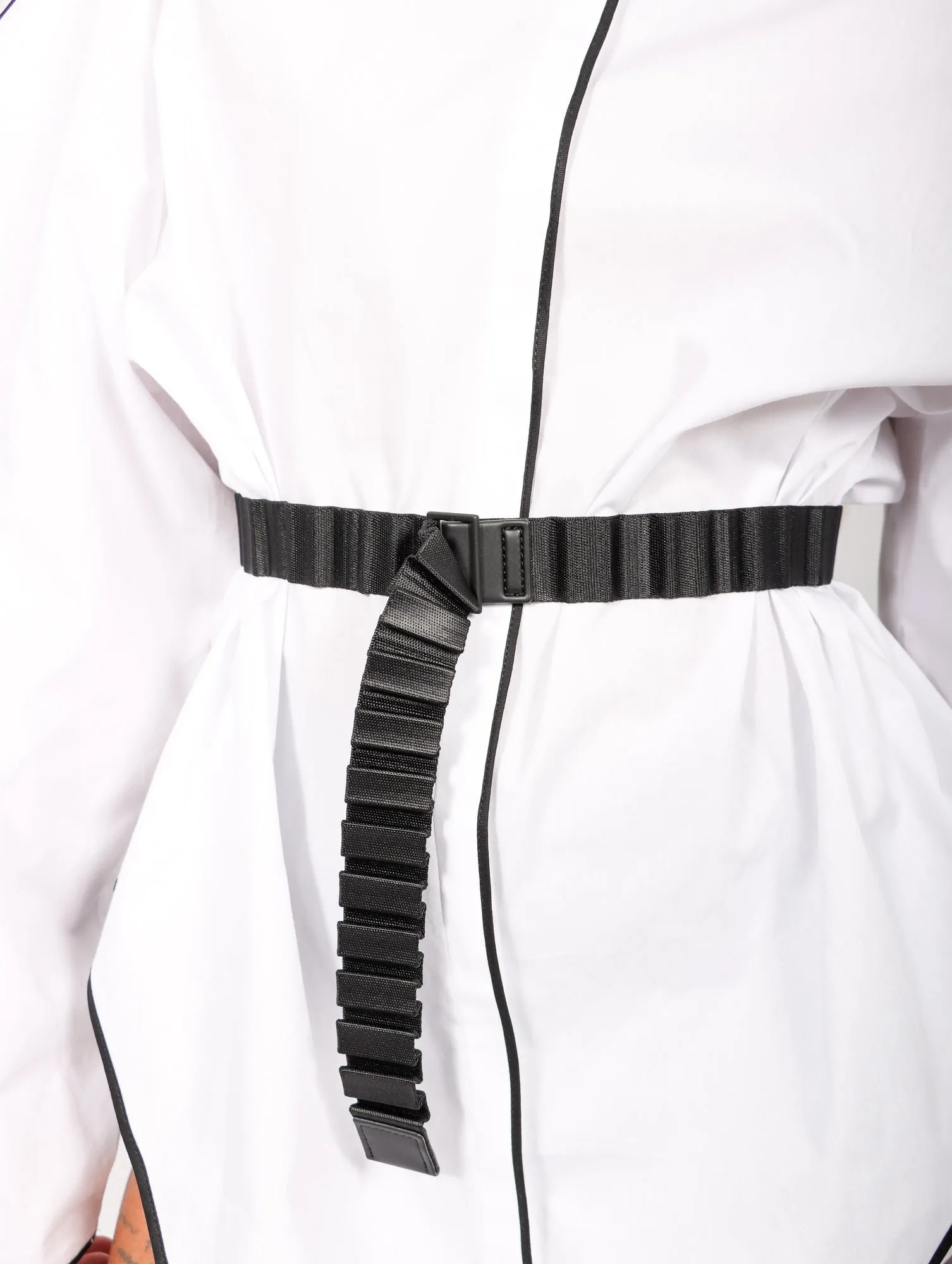 Pleats Belt in Black by Pleats Please Issey Miyake