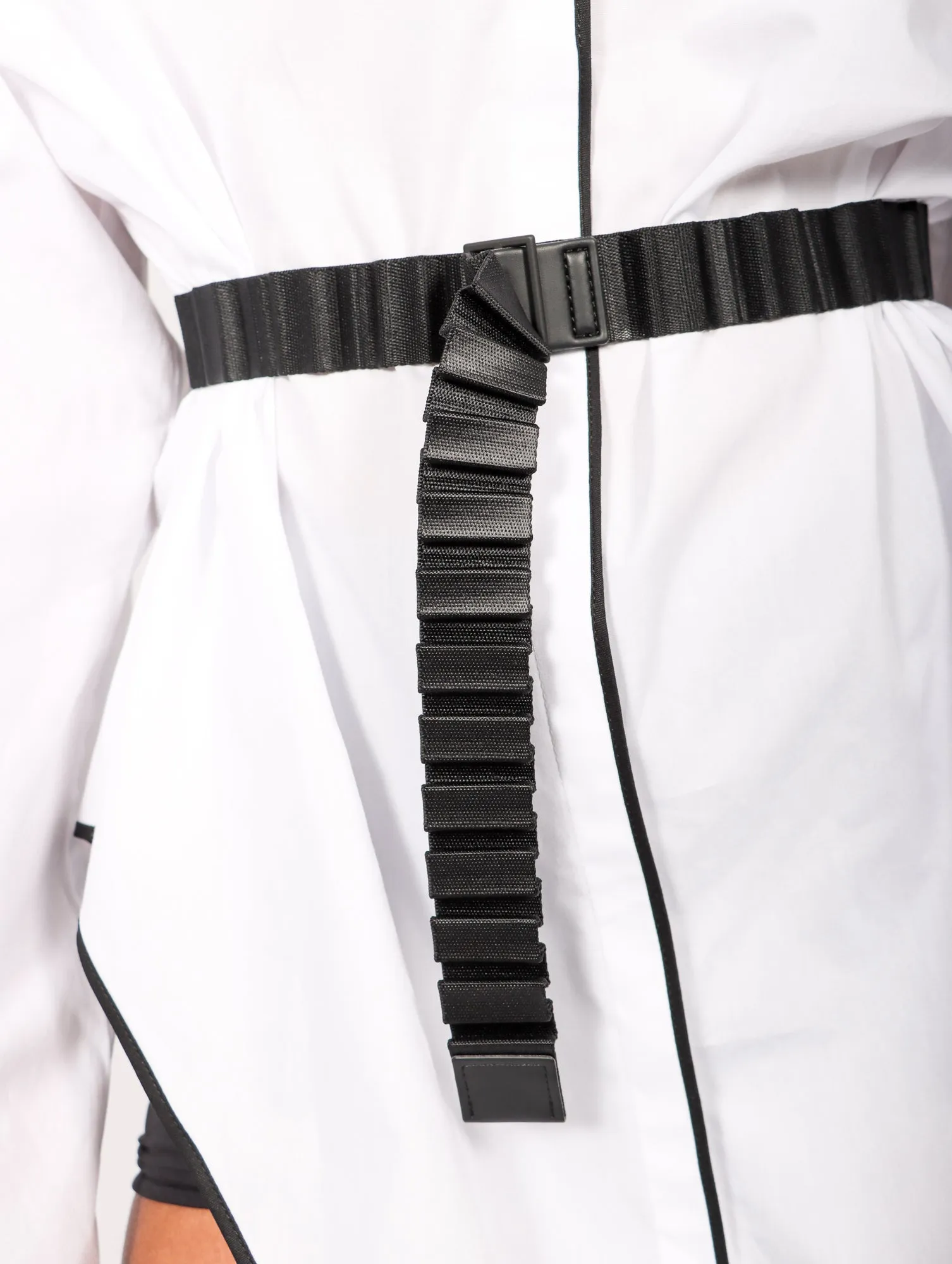 Pleats Belt in Black by Pleats Please Issey Miyake