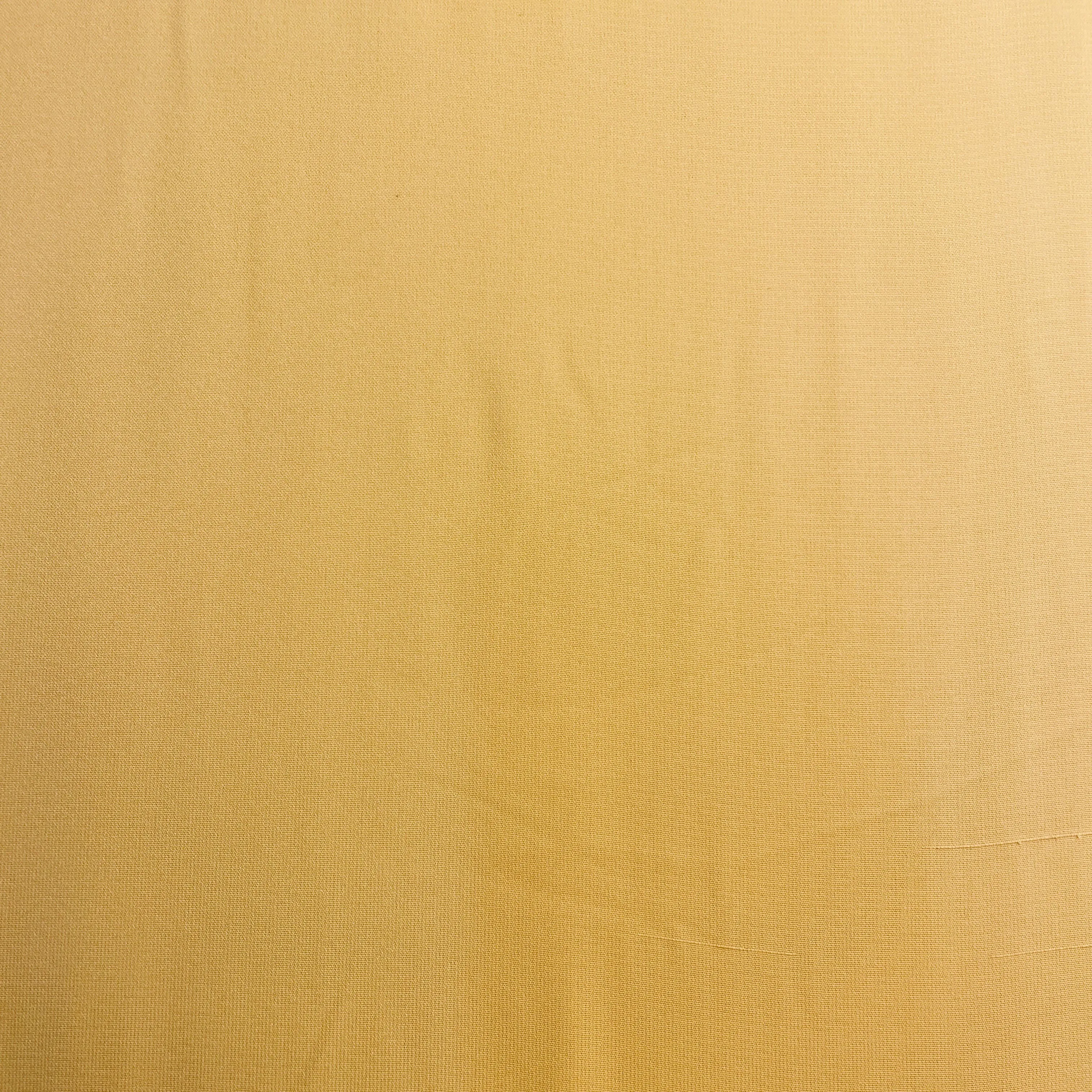 Premium Cream Solid Heavy Crepe Fabric