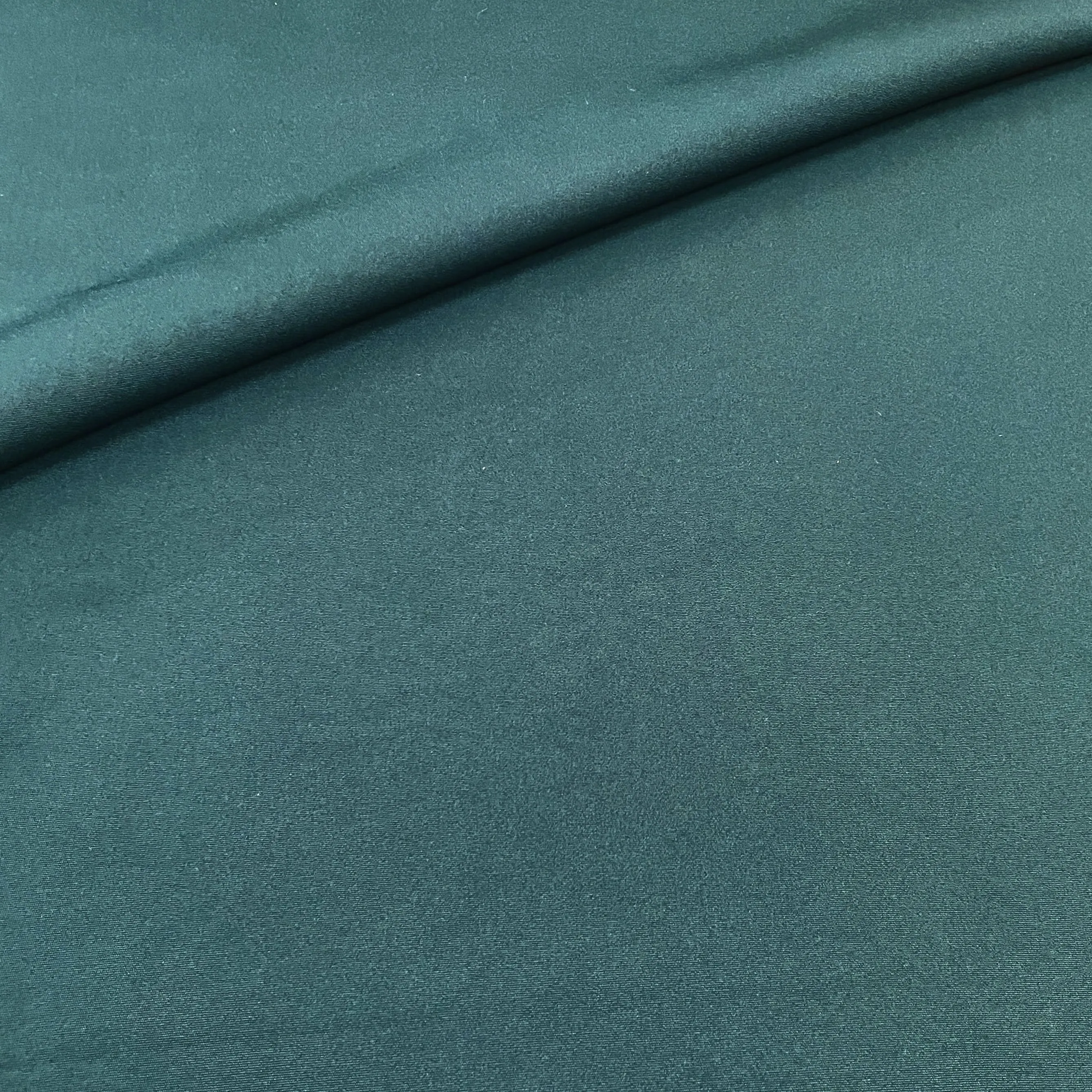 Premium Dark Green Solid Banana Crepe Fabric