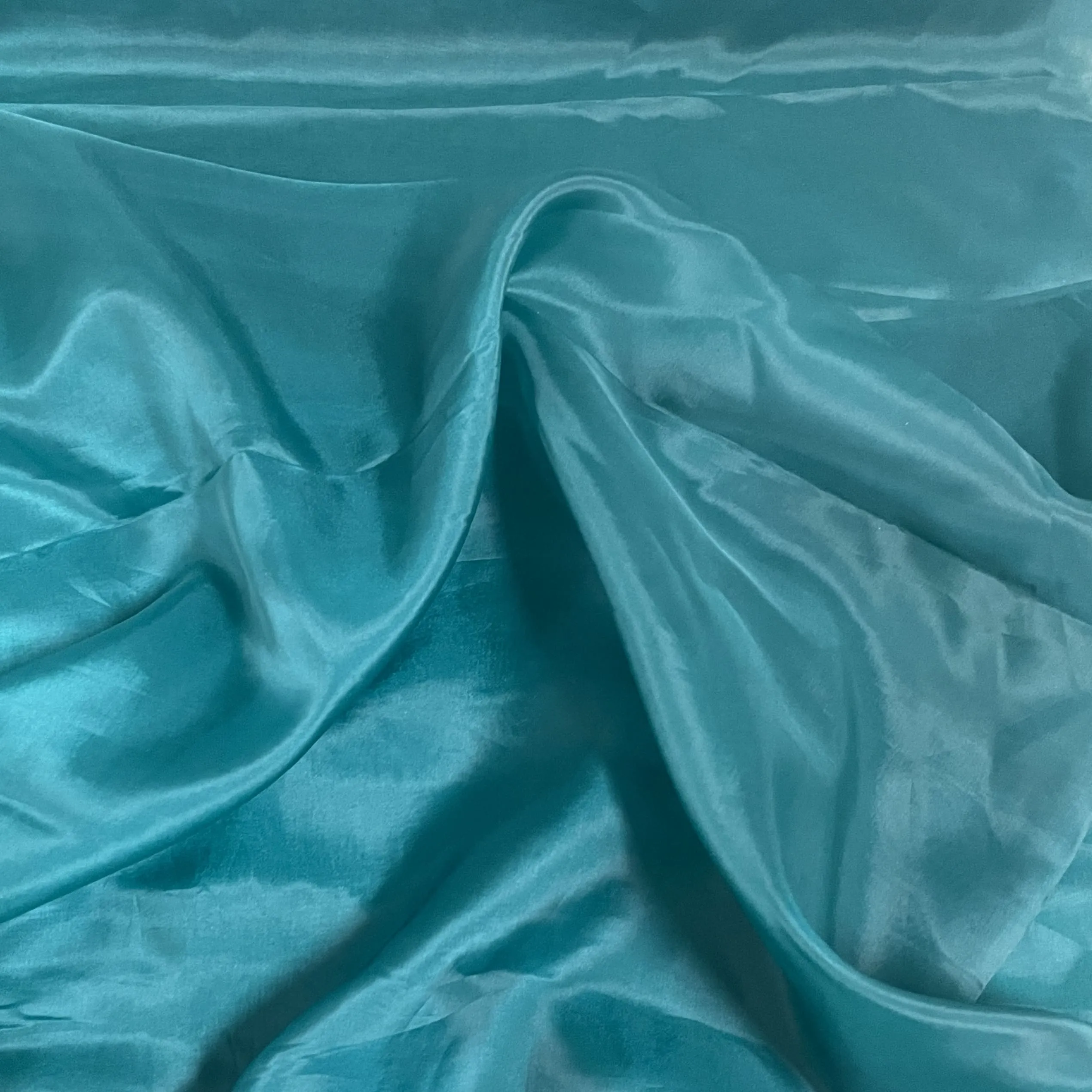 Premium Dark Green Solid Liquid Organza Fabric