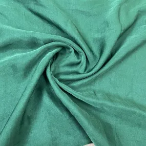 Premium Forest Green Solid Bemberg Silk Fabric