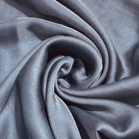 Premium Grey Solid Bemberg Silk Fabric