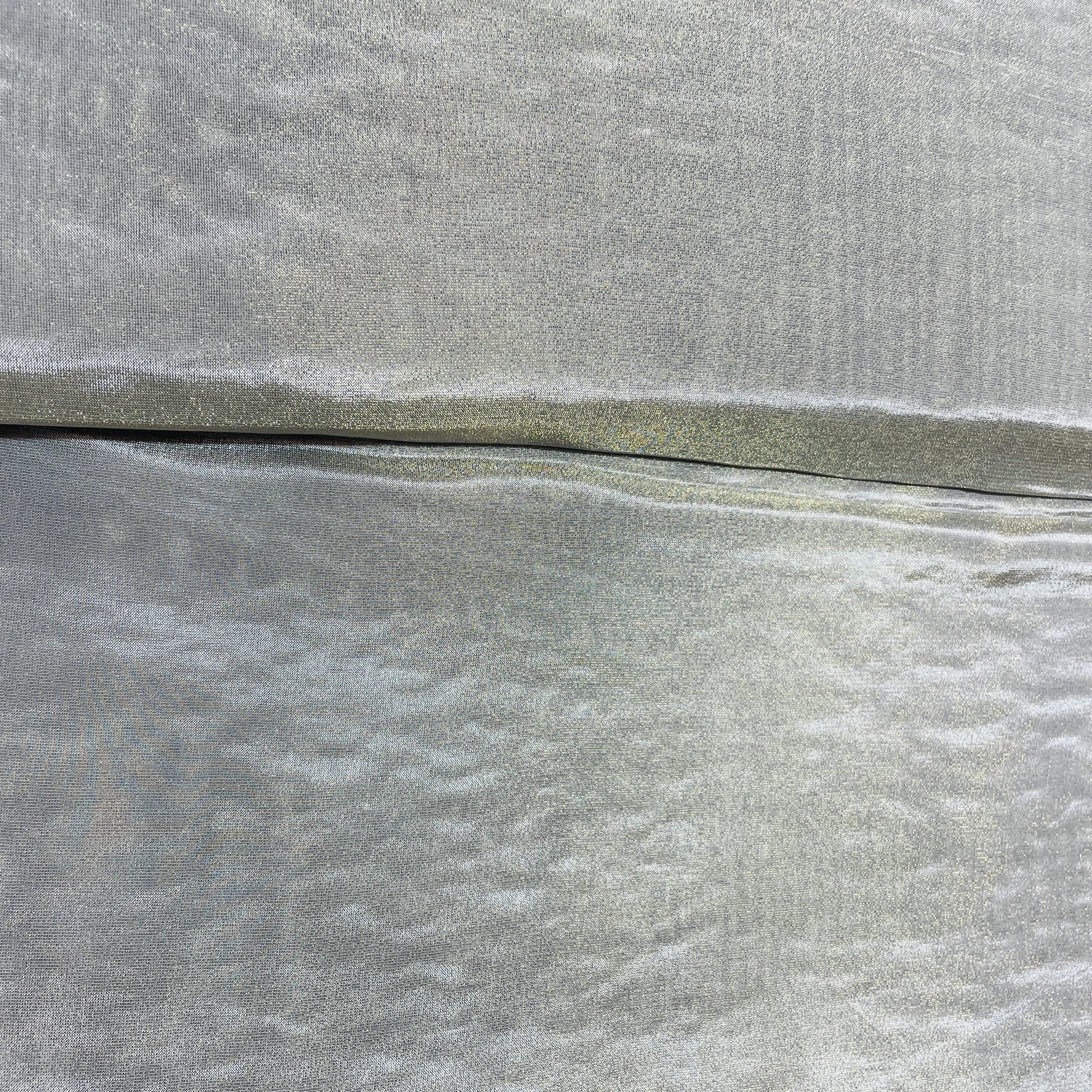 Premium Grey Solid Viscose Tissue Fabric