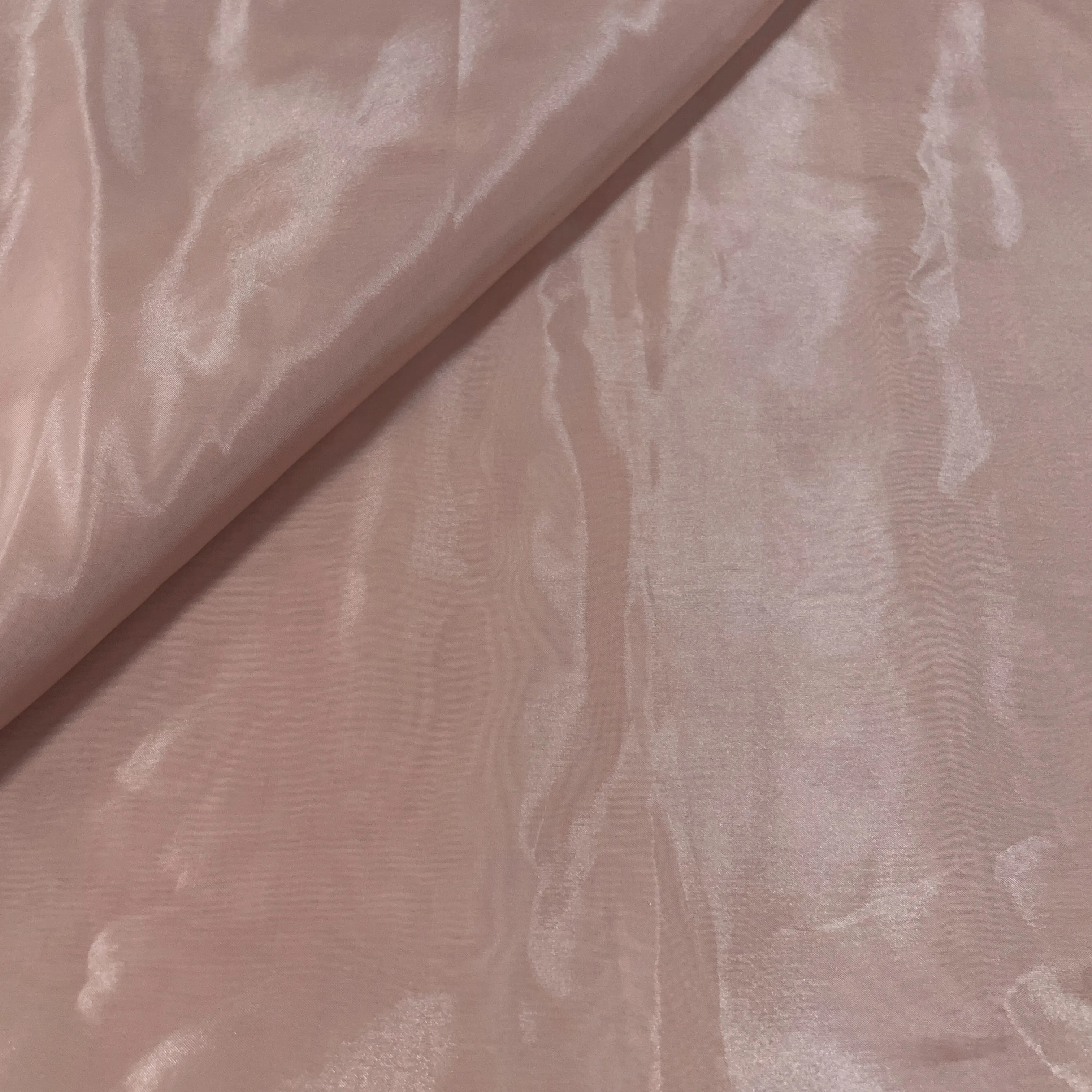 Premium Light Brown Solid Liquid Organza Fabric