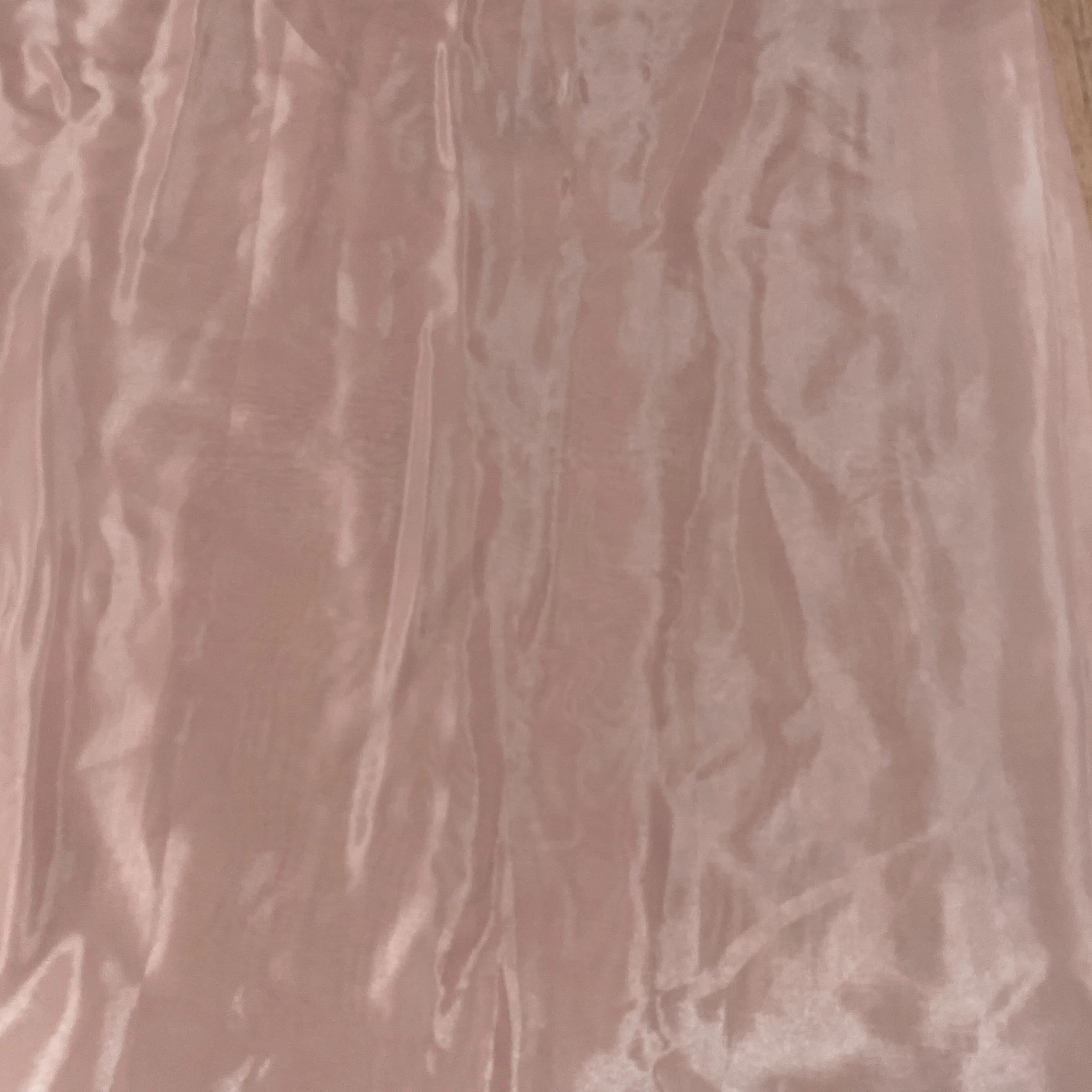 Premium Light Brown Solid Liquid Organza Fabric