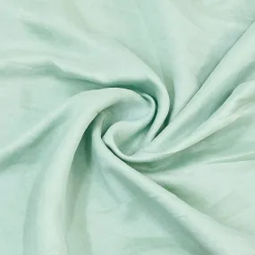 Premium Mint Green Solid Bemberg Silk Fabric