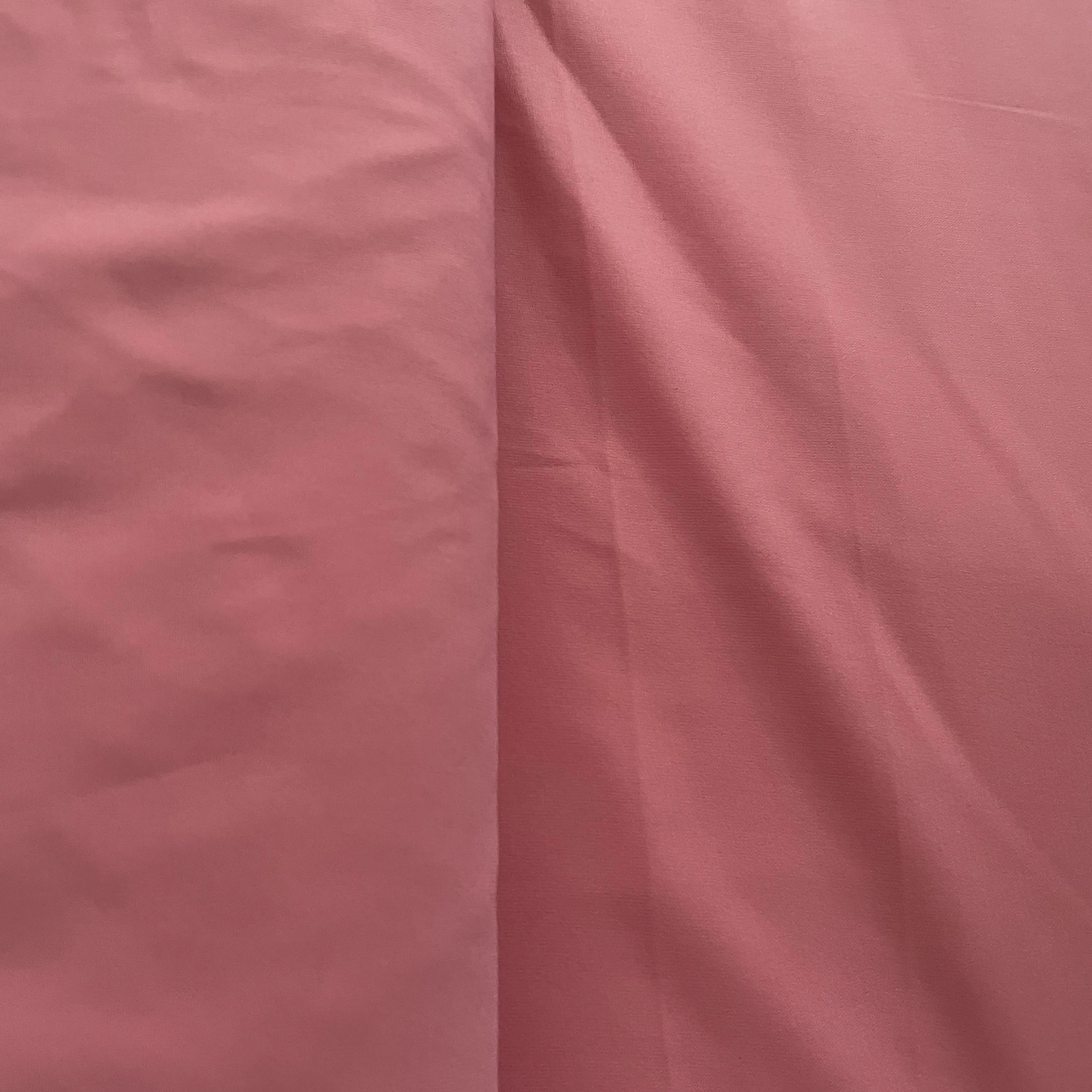 Premium Pink Solid Heavy Crepe Fabric