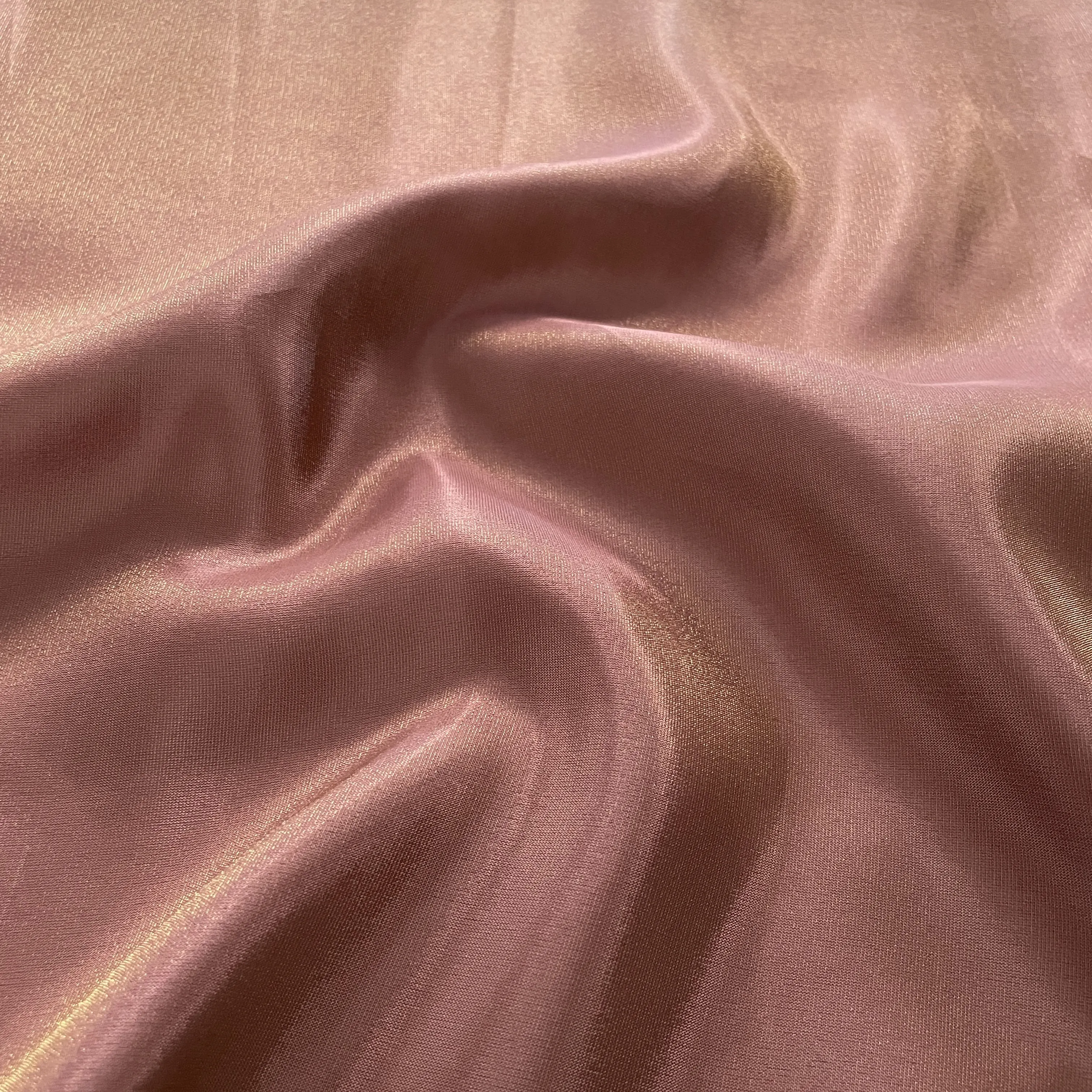 Premium Punch Pink Solid Viscose Tissue Fabric