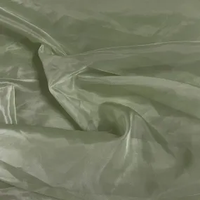 Premium Sage Green Solid Liquid Organza Fabric