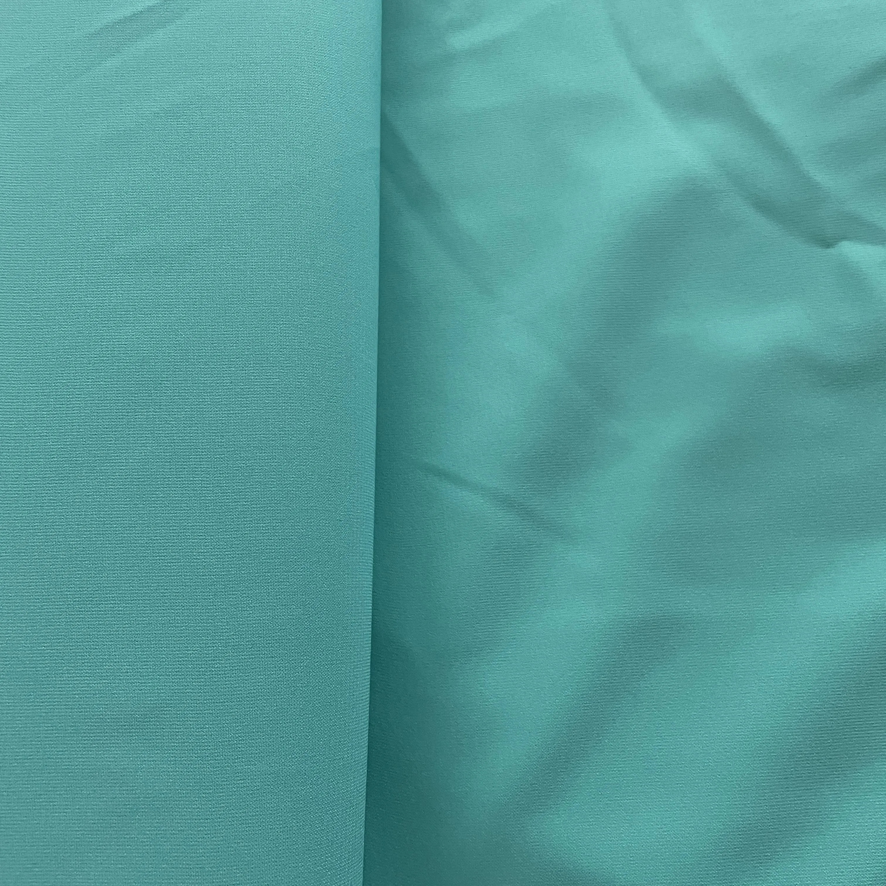 Premium Sky Blue Solid Heavy Crepe Fabric