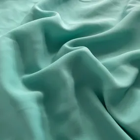 Premium Sky Blue Solid Heavy Crepe Fabric