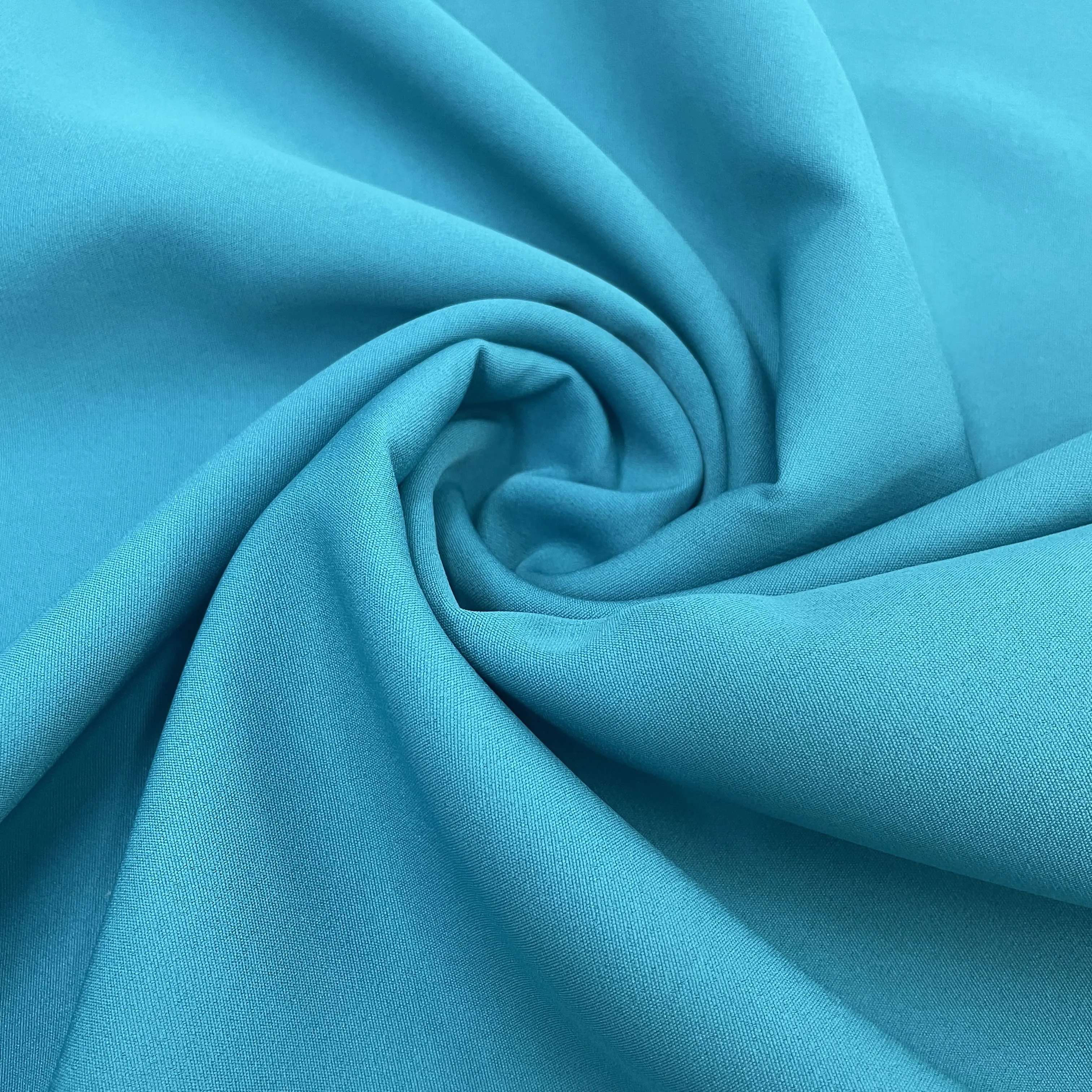 Premium Turqouise Green Solid Banana Crepe Fabric