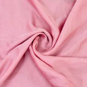 Premium Watermelon Pink Solid Bemberg Silk Fabric