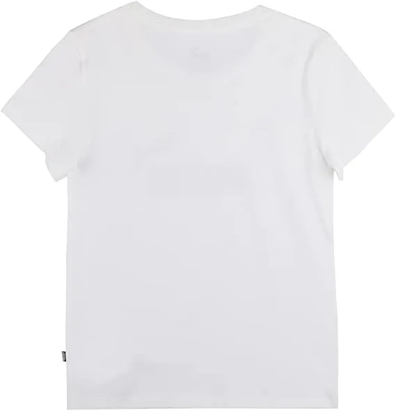 Puma T-shirt manica corta da ragazzo Logo ESS 586960 02 white