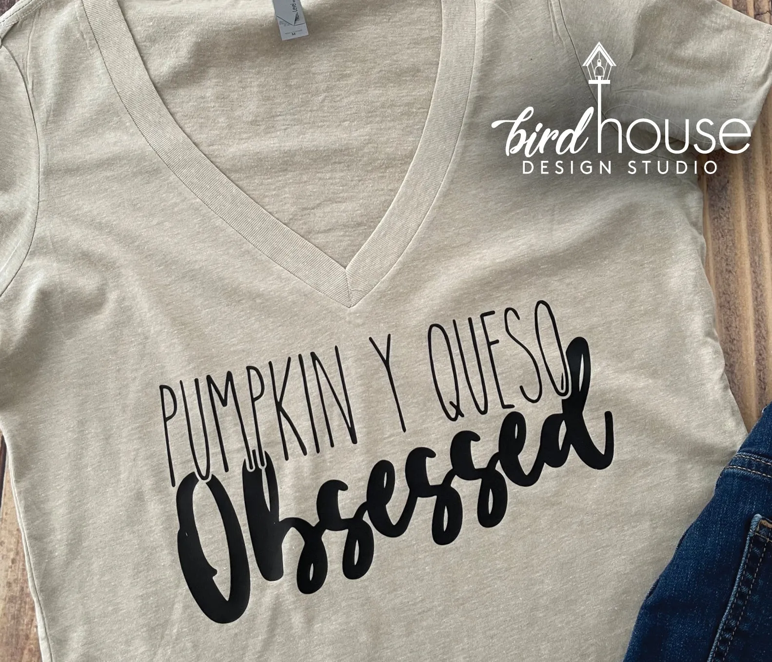 Pumpkin y Queso Obsessed Shirt, Cute Fall Bakery Lover Tee, Custom any color