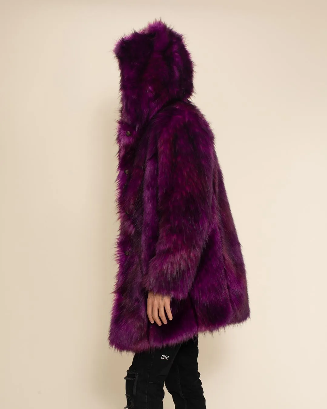 Purple Panther Classic Faux Fur Coat | Men's