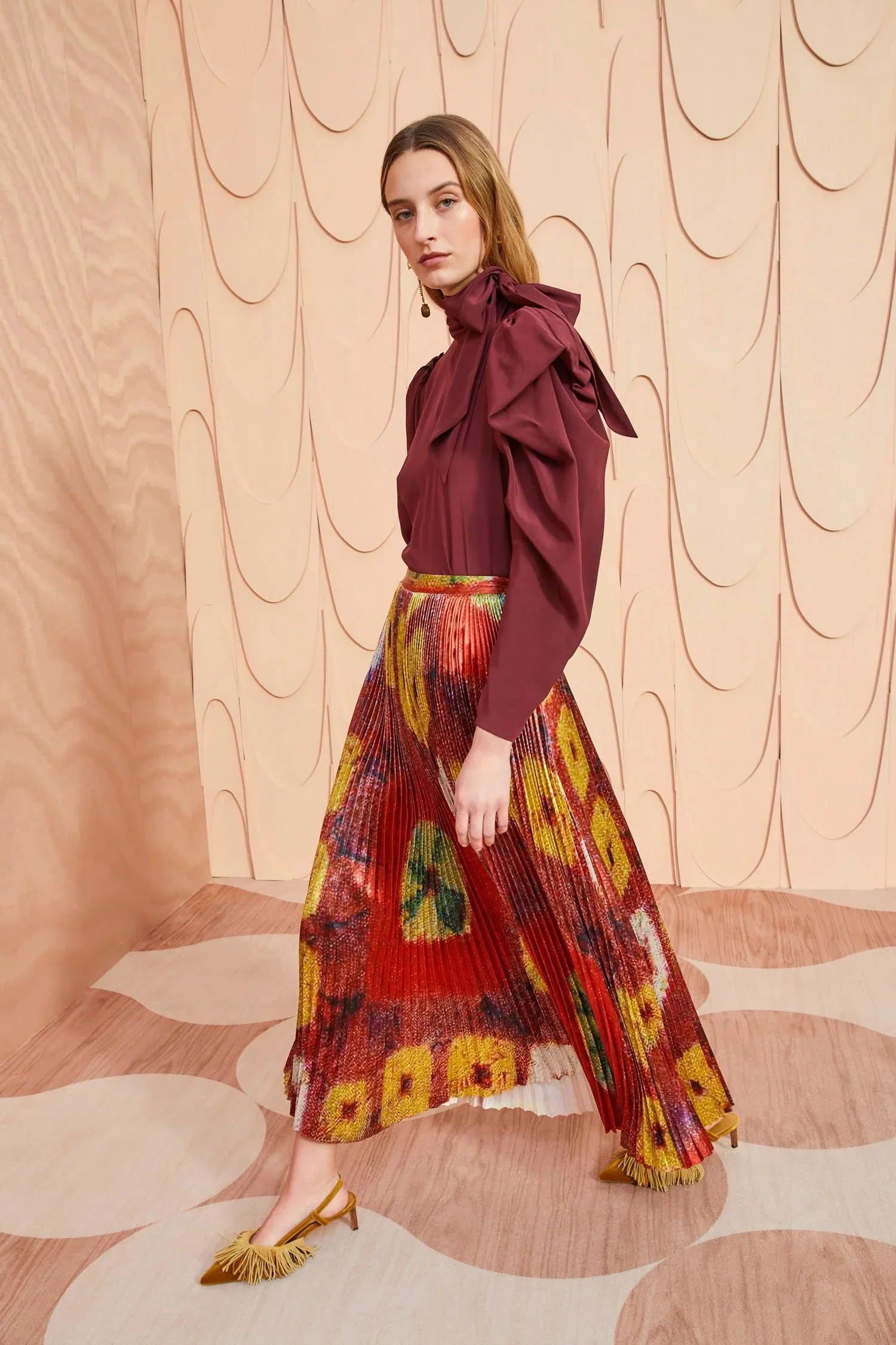 Rami Skirt - Medallion Red