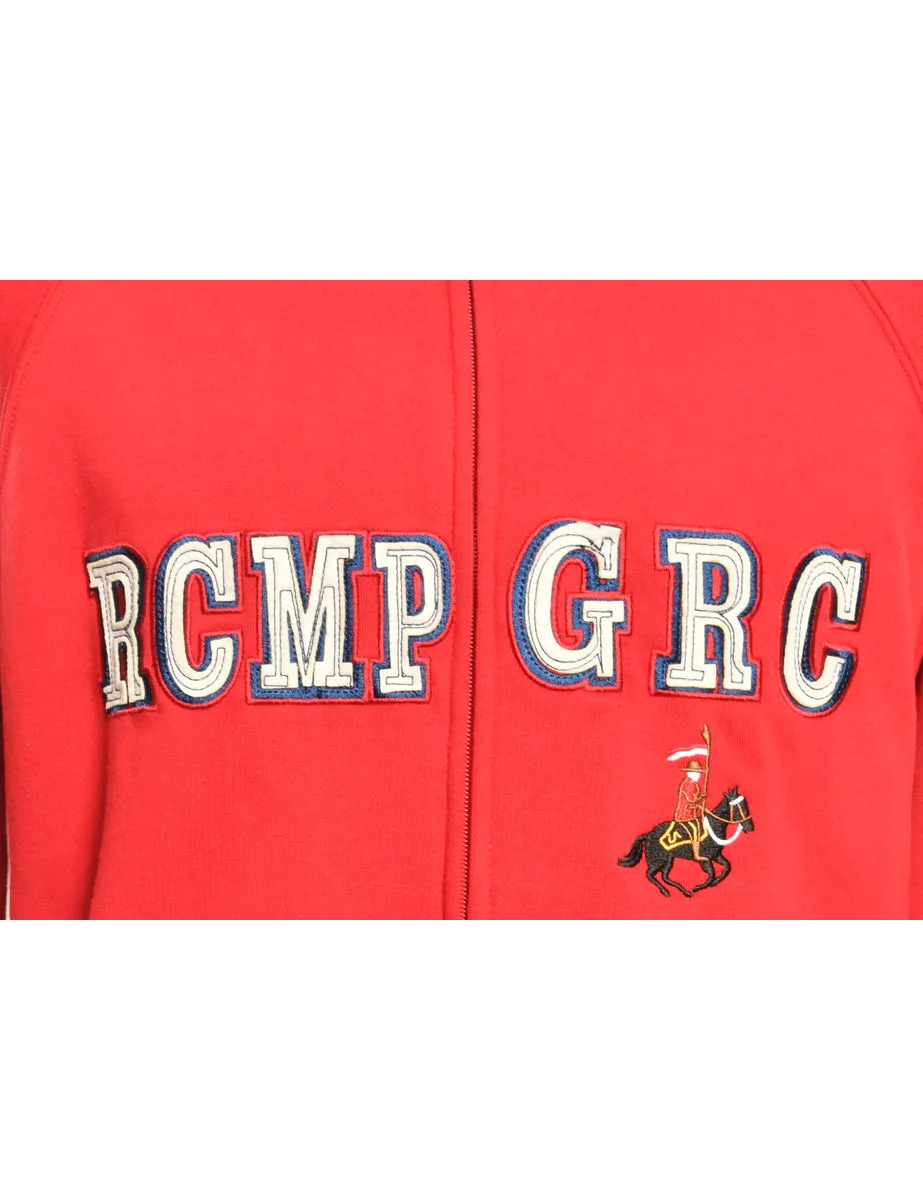 Red Track Top - L