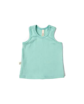 rib knit tank top CO - oasis