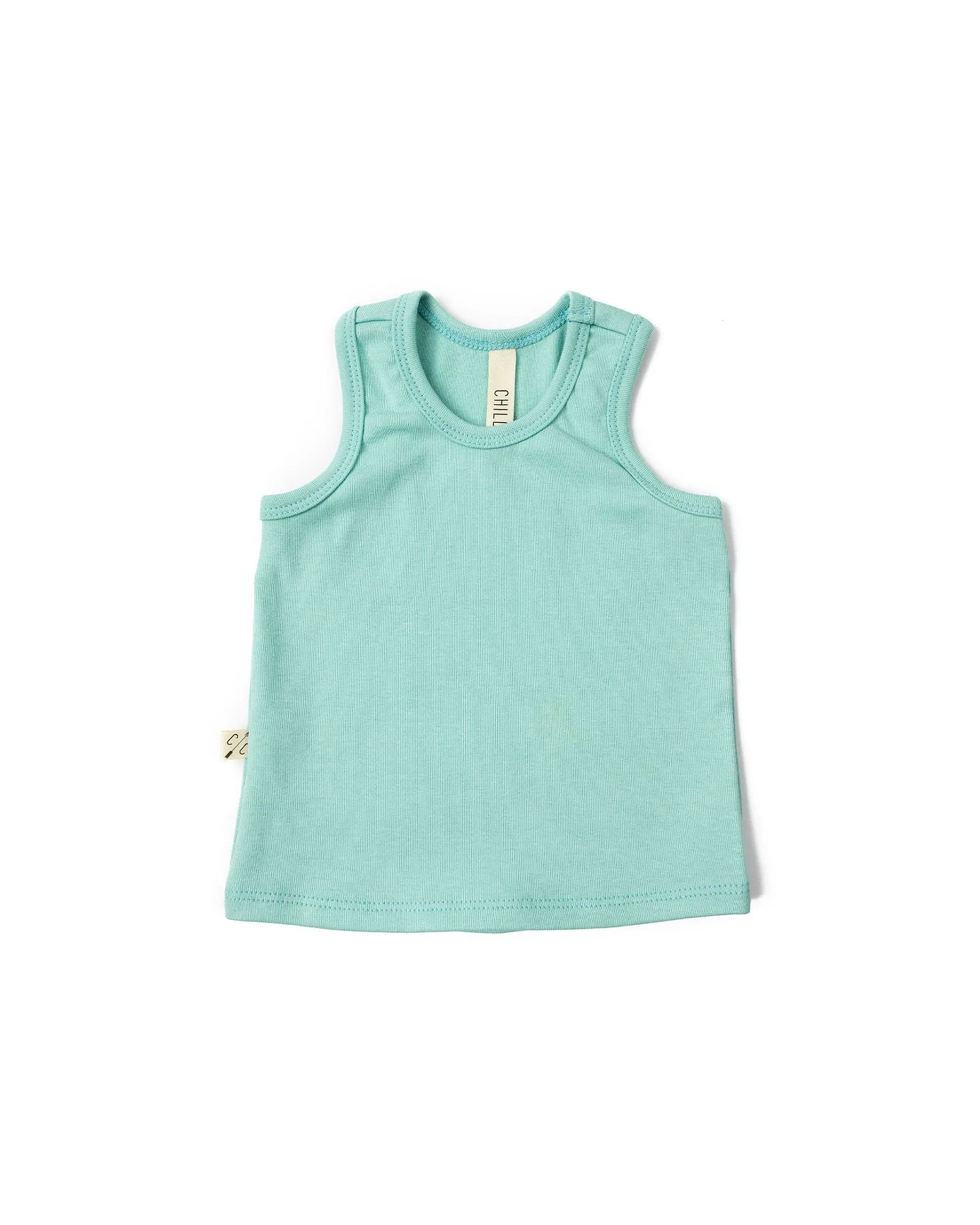 rib knit tank top CO - oasis