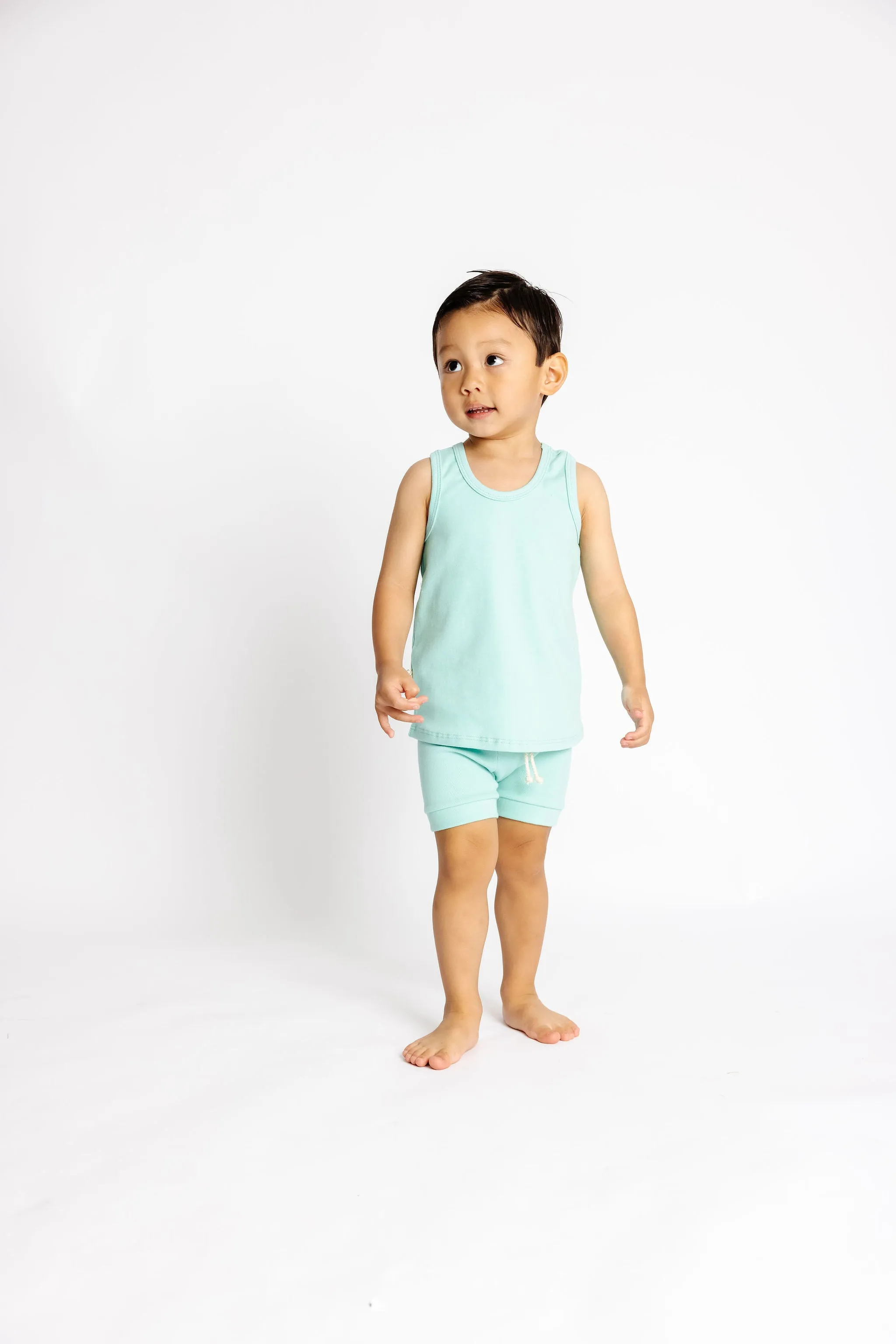 rib knit tank top CO - oasis