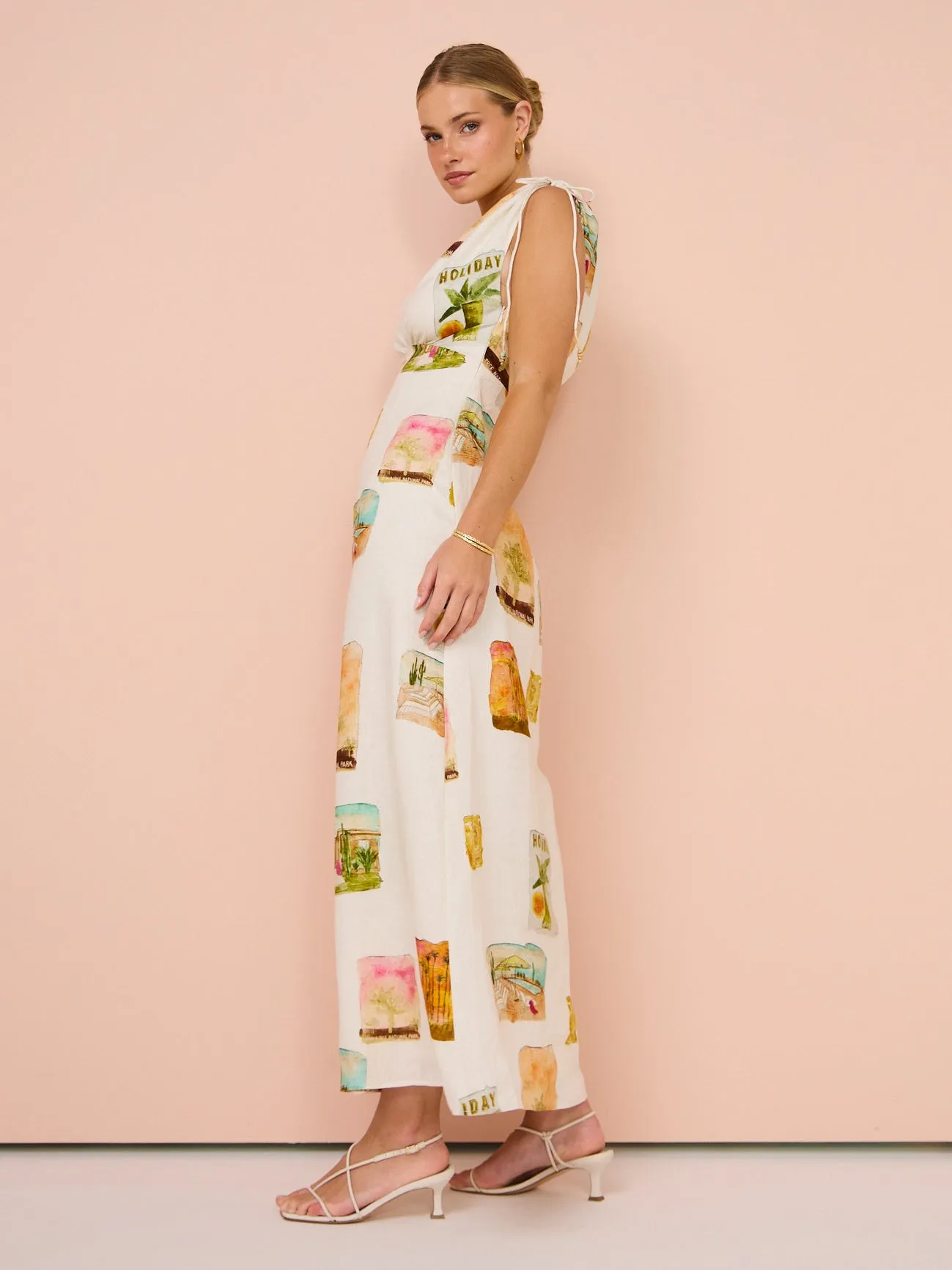 Roame Gable Dress in Desert Vista