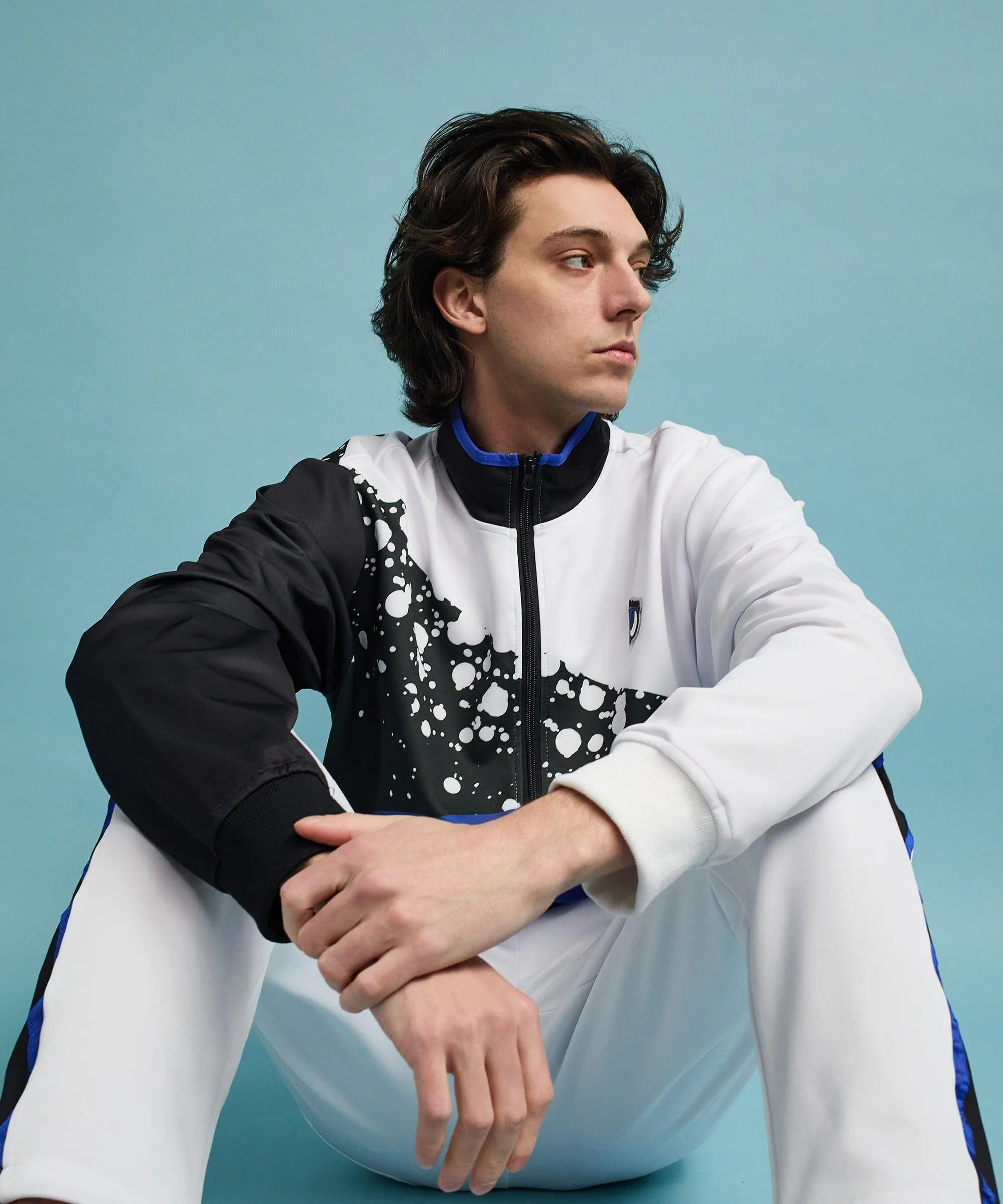 Roddick Track Jacket - White/Royal