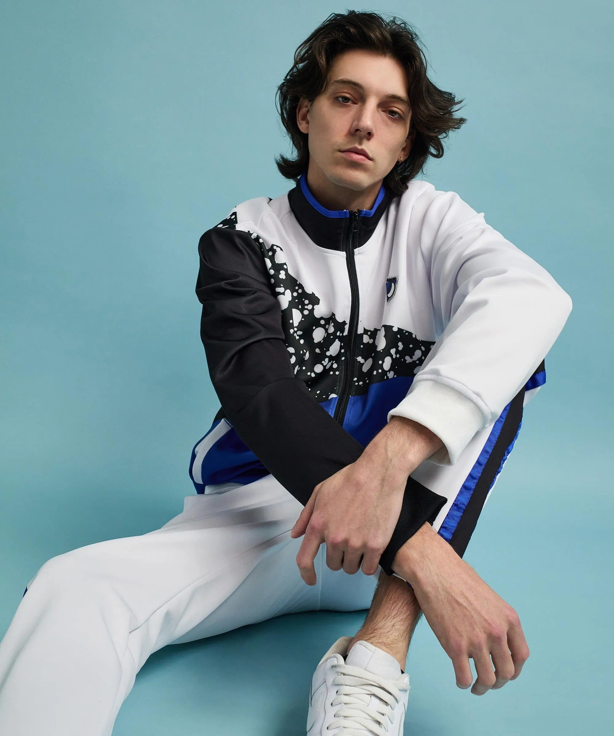 Roddick Track Jacket - White/Royal