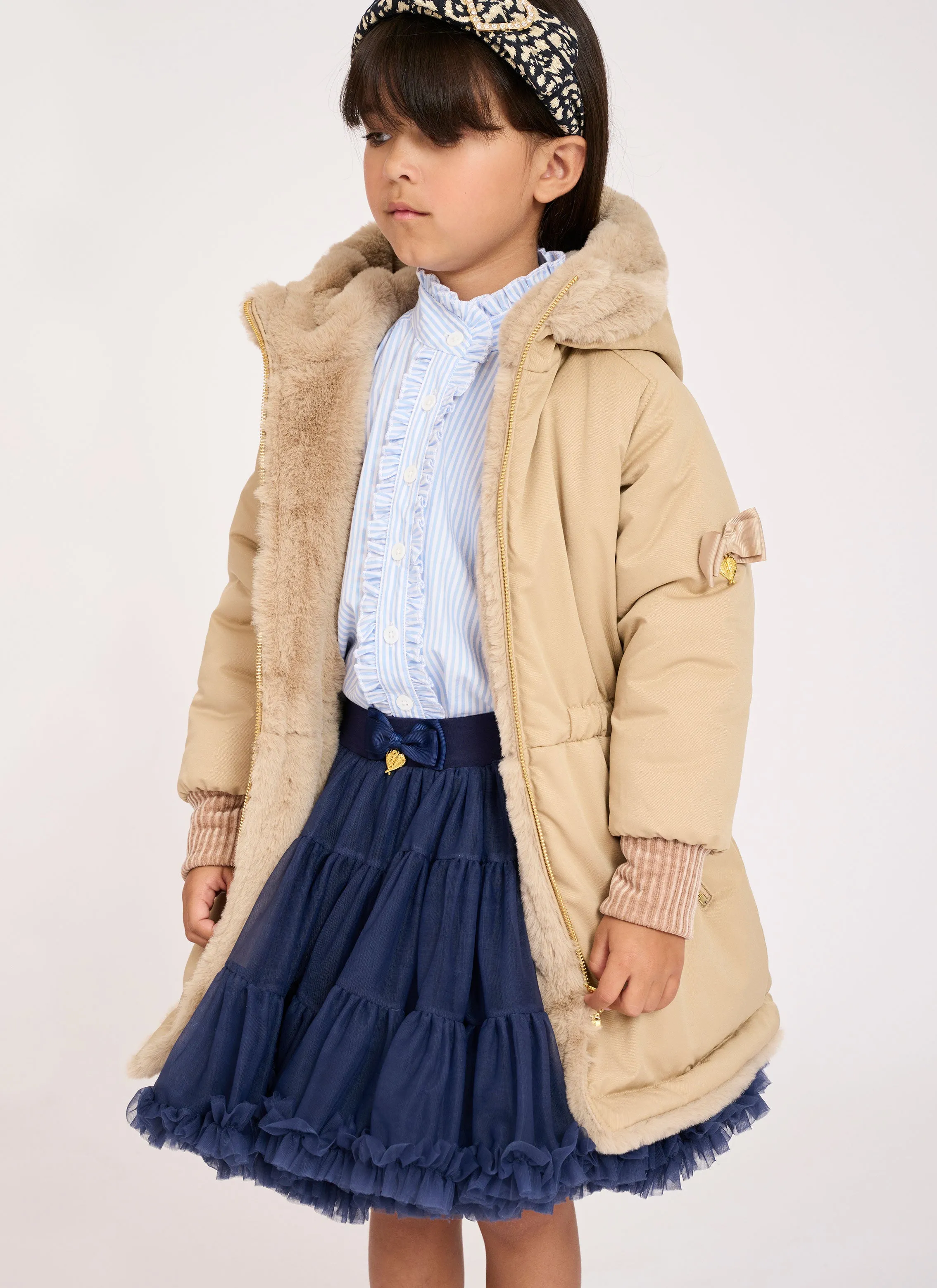 Roxy Reversible Coat Sand