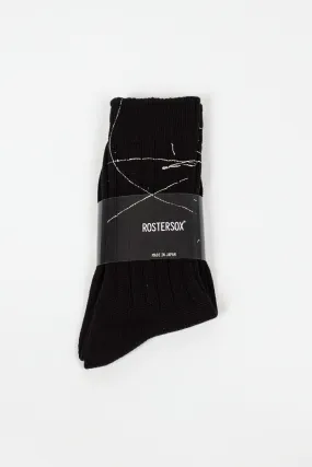 RS-202 Paint Socks Black/White