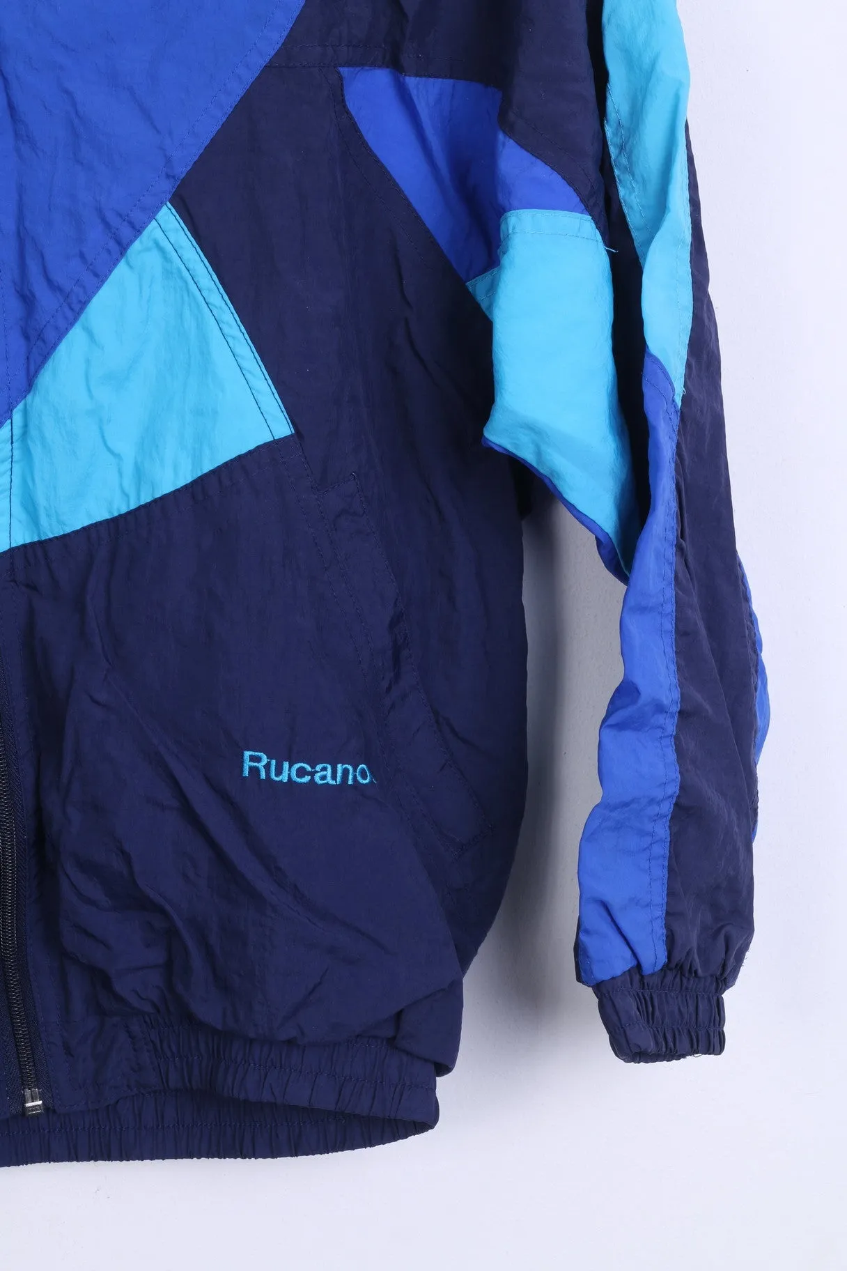 Rucanor Boys 152 Jacket Track Top Waterproof Nylon Blue