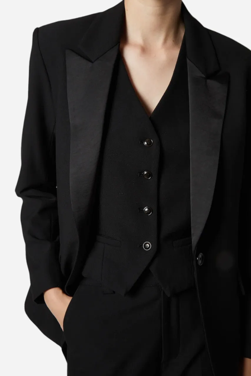 Saint Art Dylan Tuxedo Jacket Black