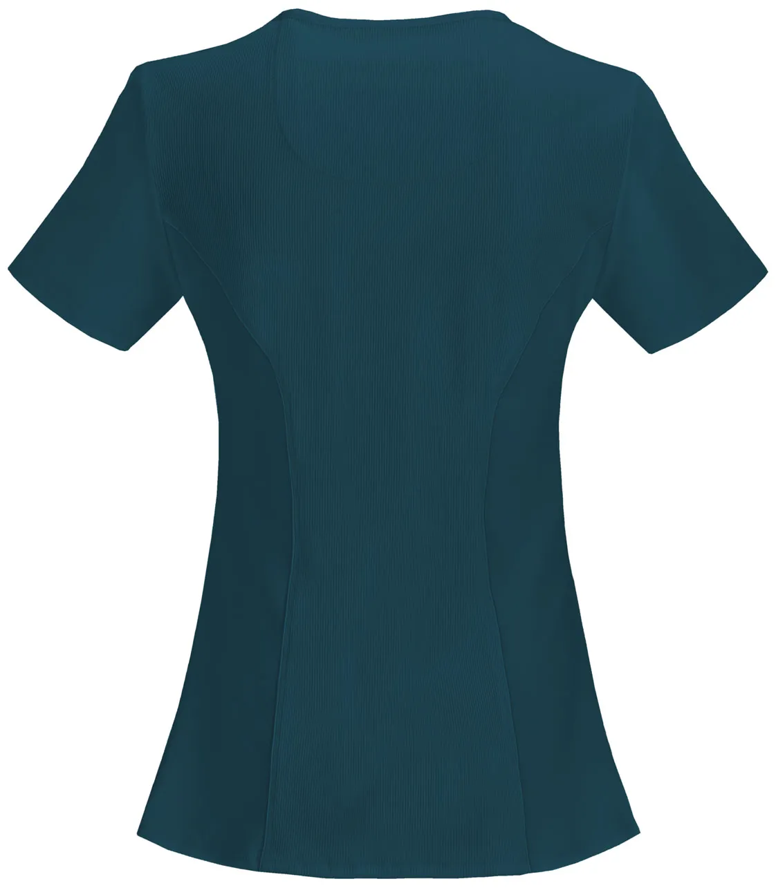 Scrub Top - Cherokee Infinity Women's Mock Wrap Top - Caribbean Blue, 2625A