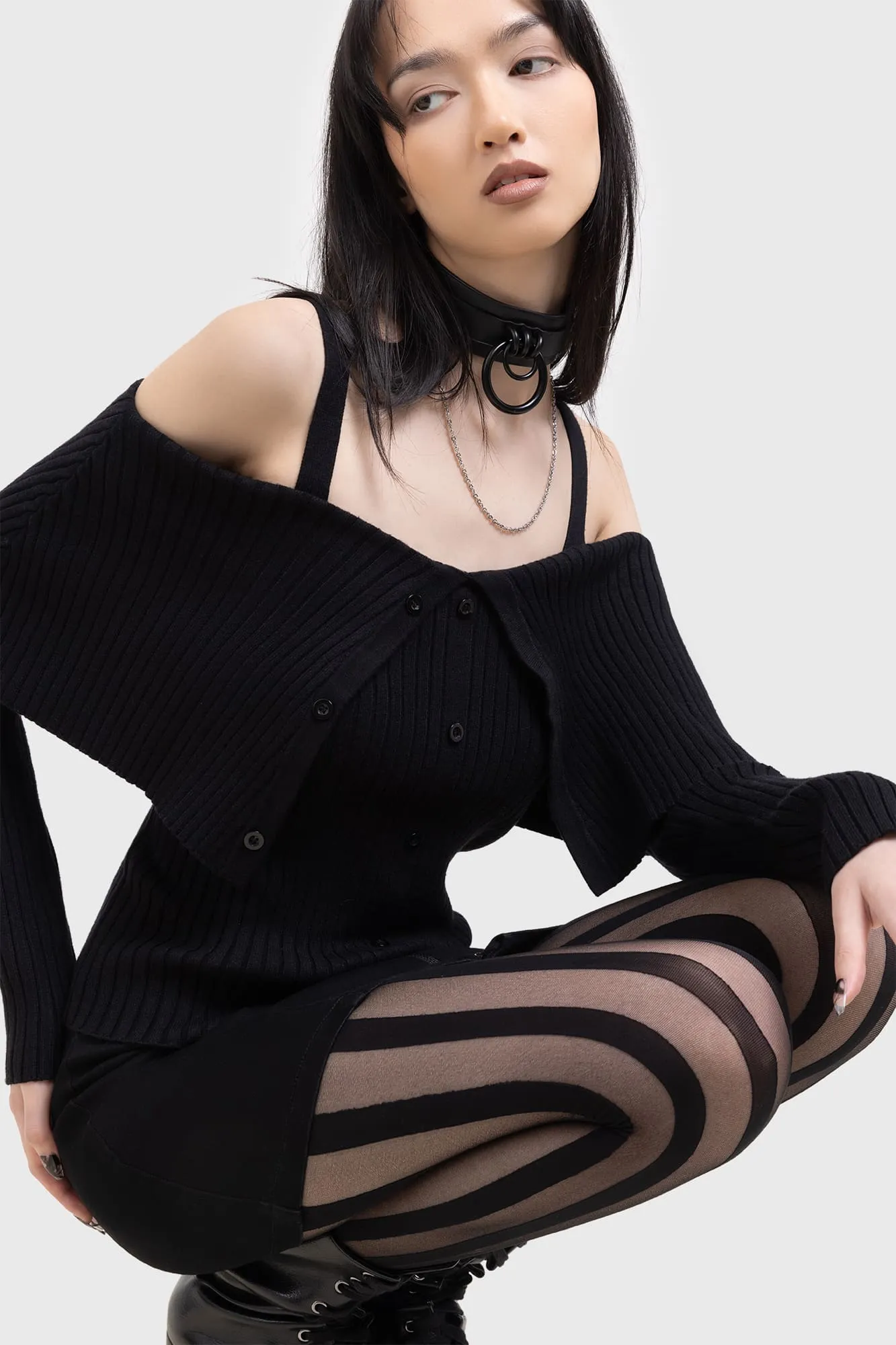 Shadow Empress Knit Top