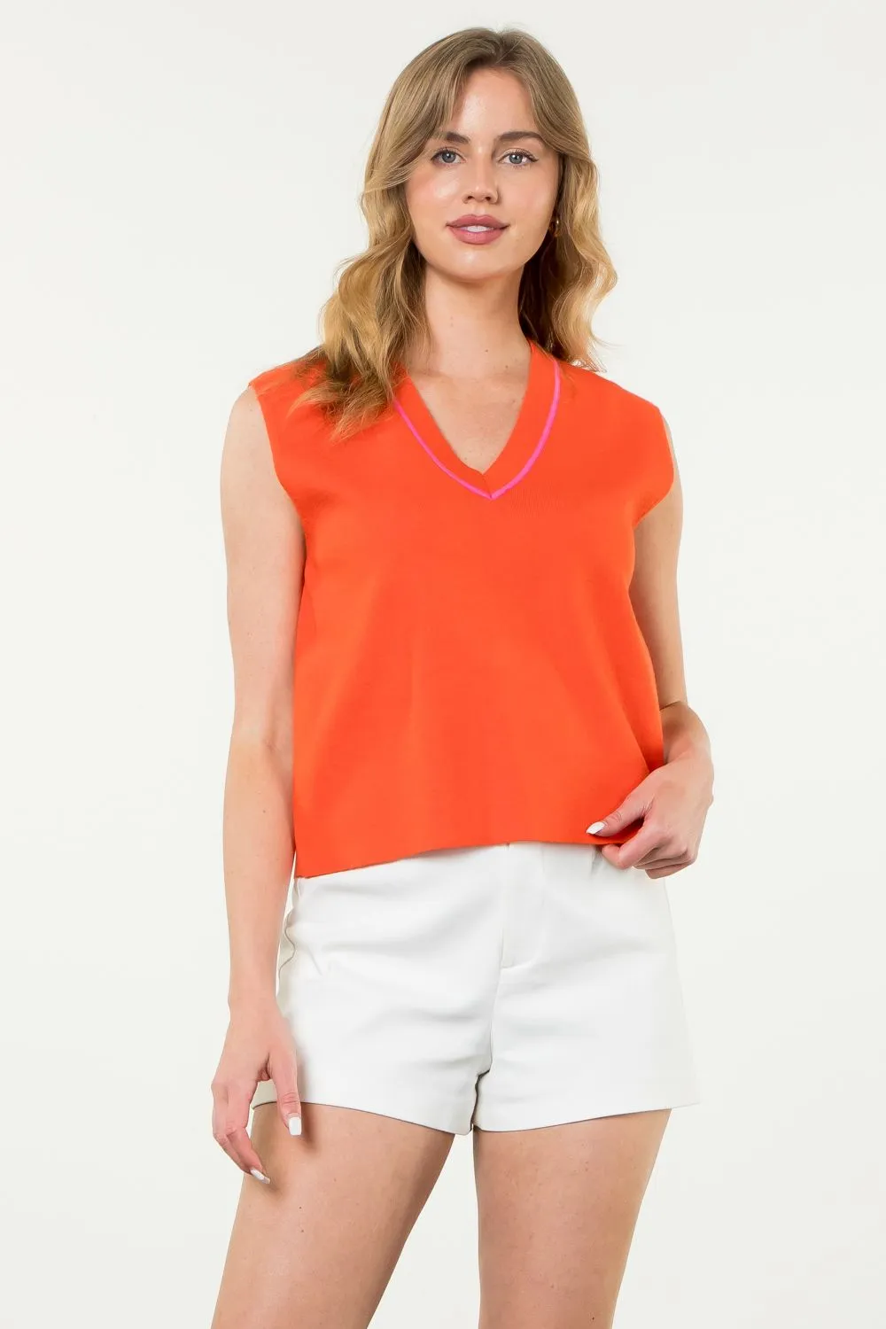 Sleeveless Knit Top