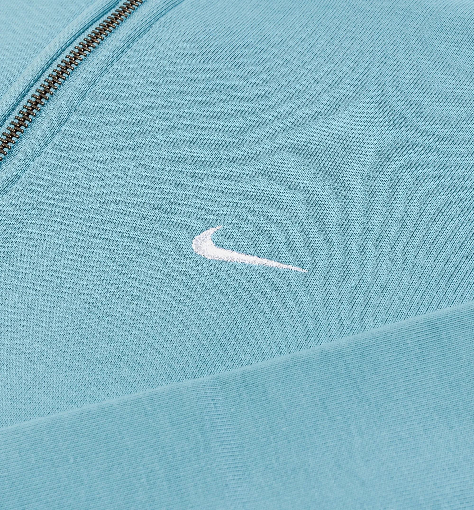 Solo Swoosh Quarter Zip Mens Jacket - Blue