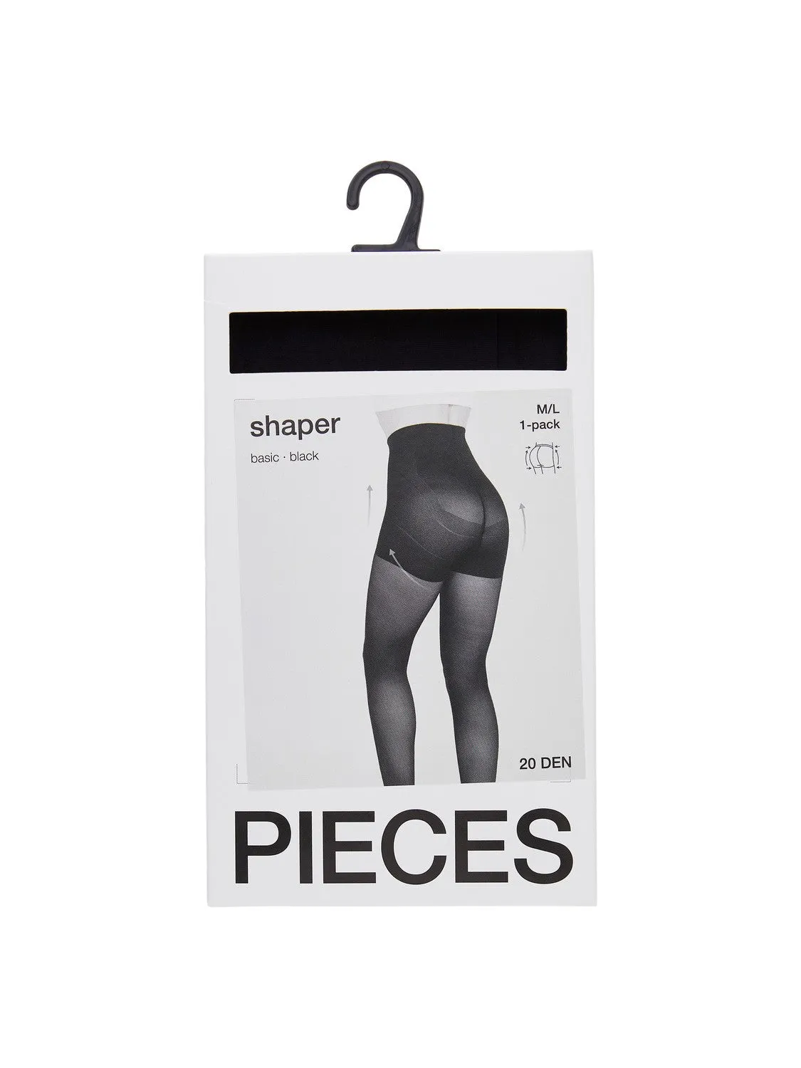 SORT PIECES PCSHAPER 20 DENIER TIGHTS STRØMPEBUKSE