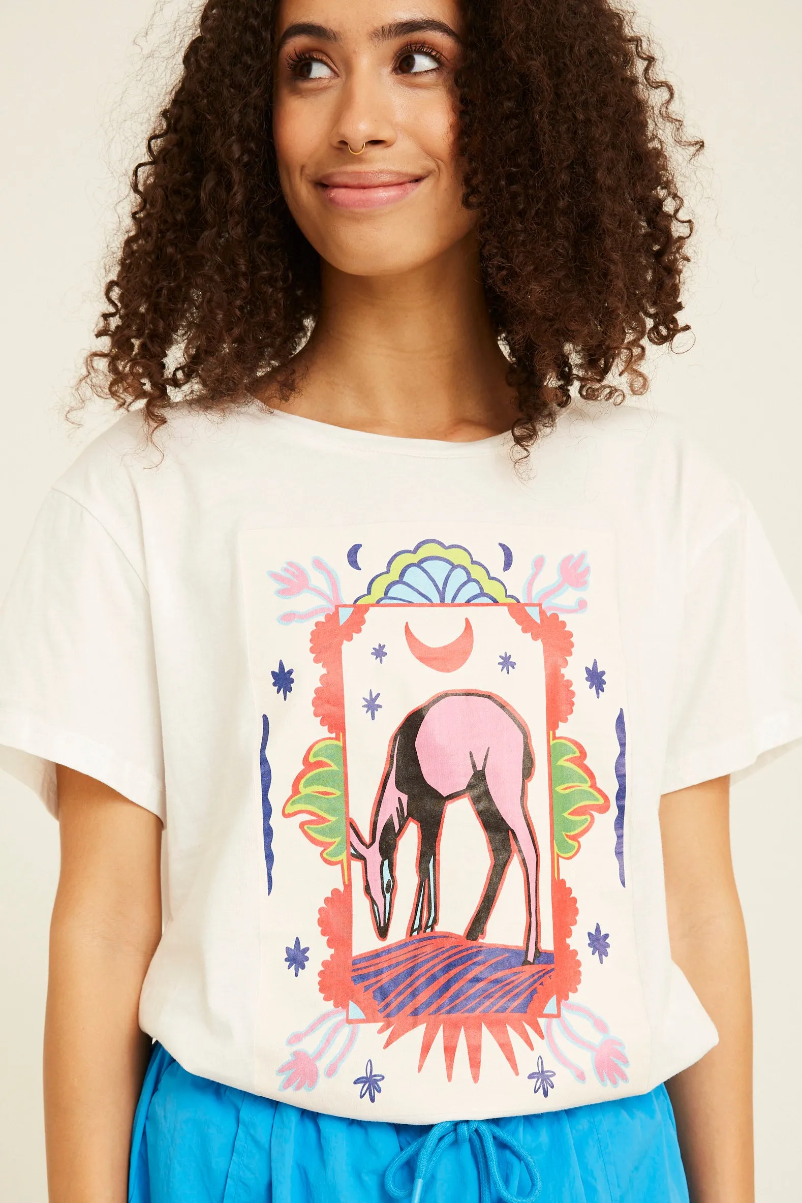 Spirit Doe T-shirt - White