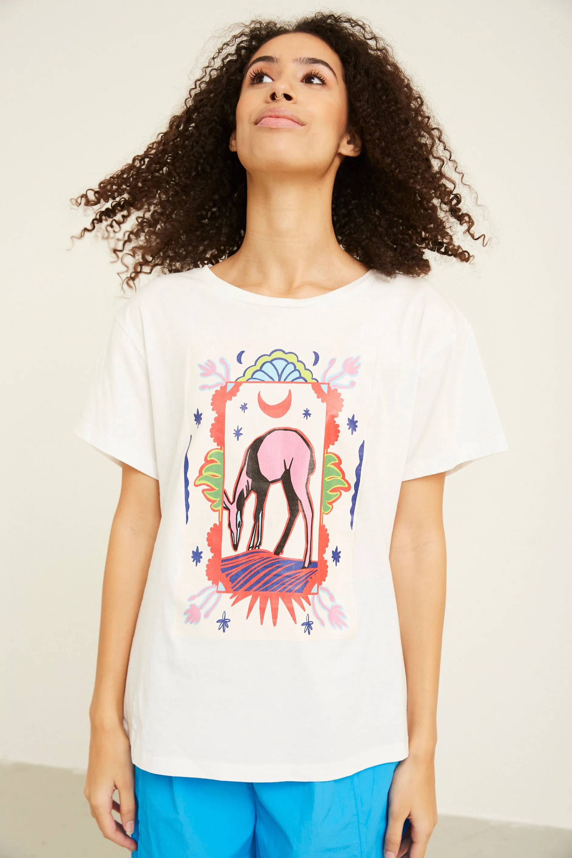 Spirit Doe T-shirt - White