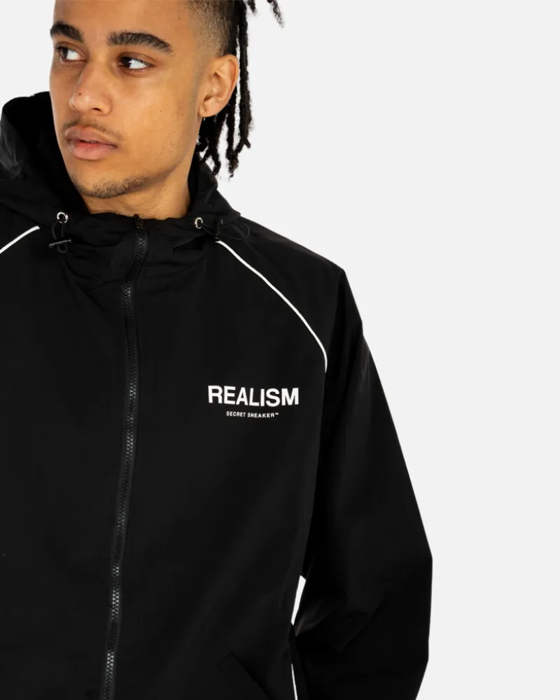 SSS REALISM DELORIAN TRACK JACKET BLACK