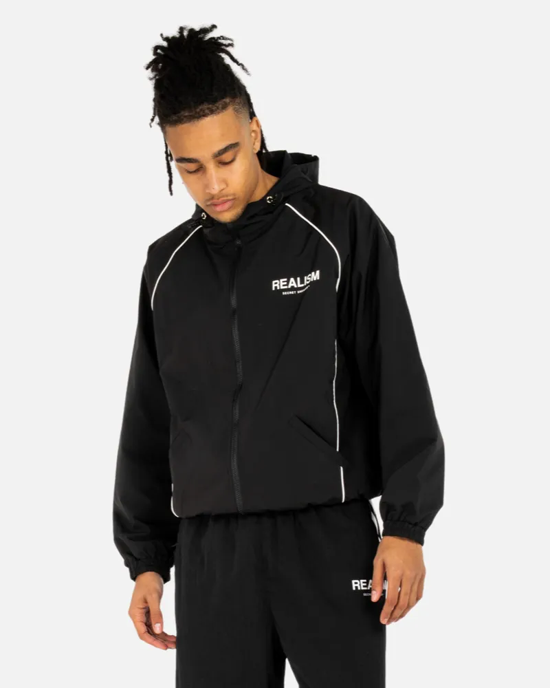 SSS REALISM DELORIAN TRACK JACKET BLACK