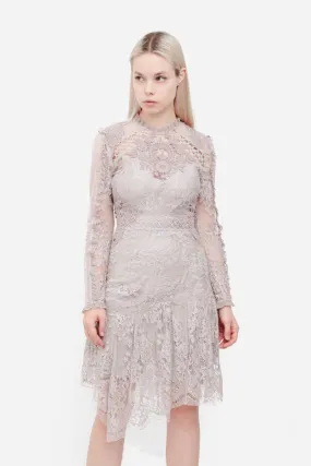 STRANDED LACE DRESS WITH TAGS